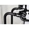 Kingston Brass CCK226K0 Freestanding Clawfoot Tub Faucet Package with Supply Line, Matte Black CCK226K0 - alternate 5